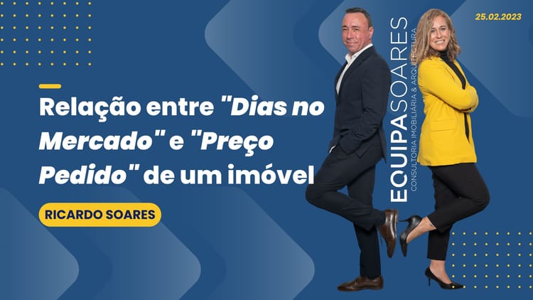 Relação entre "Dias no Mercado" e "Preço Pedido" de um imóvel